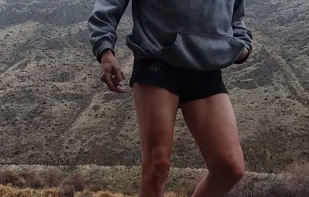 Black panties outside  #5
