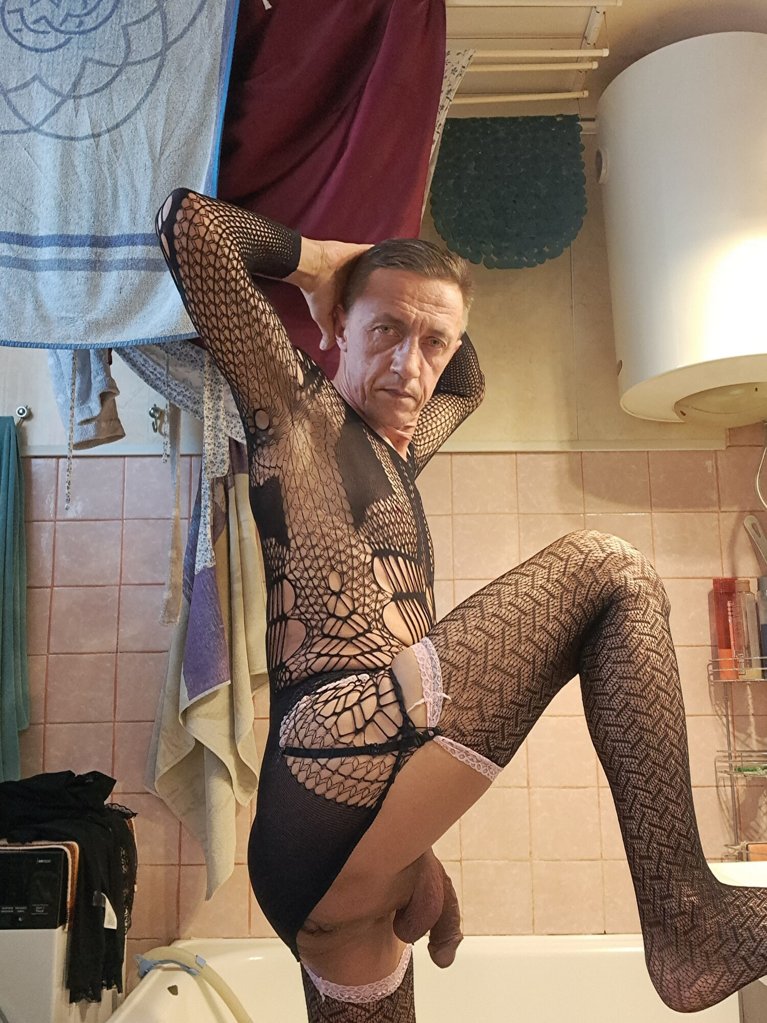 In underwear