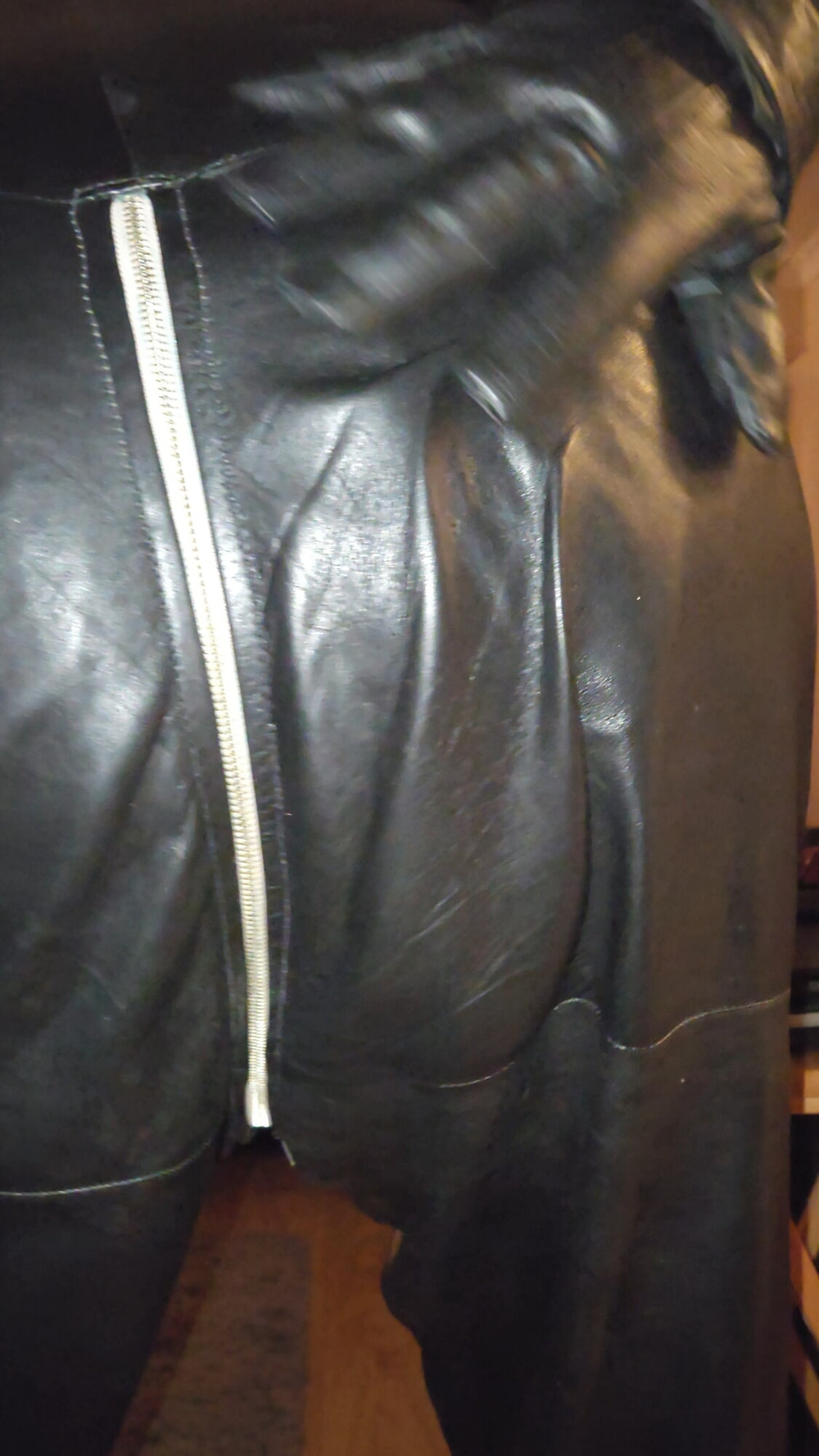 Lovely leather overalls #15