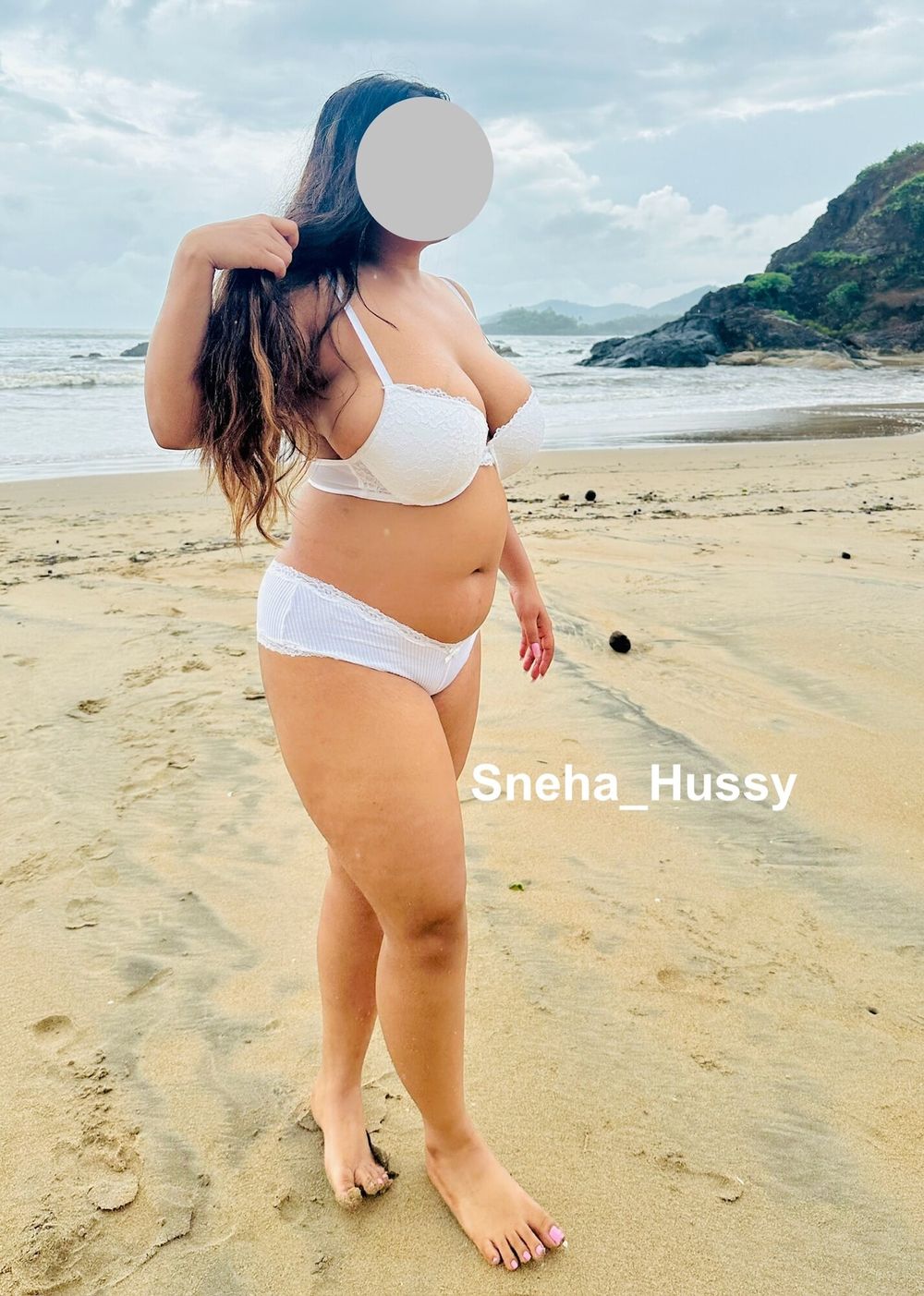 White Cheeky Bikini #35