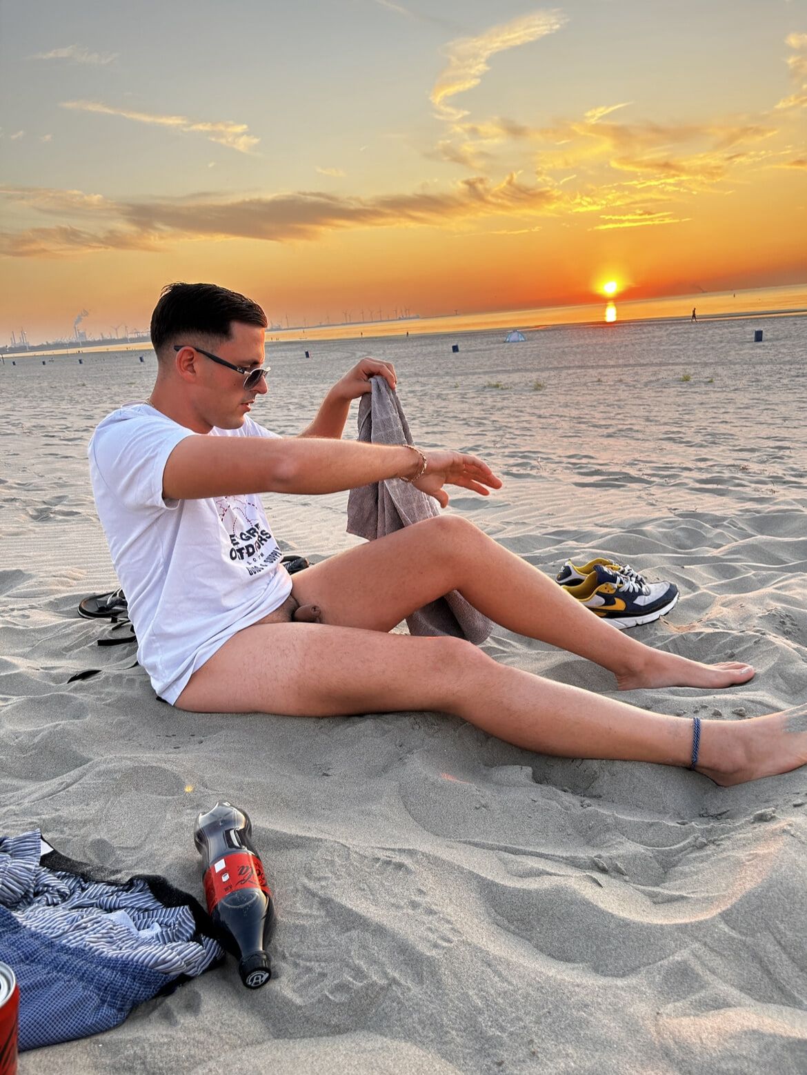  German boy on the nudist beach #16