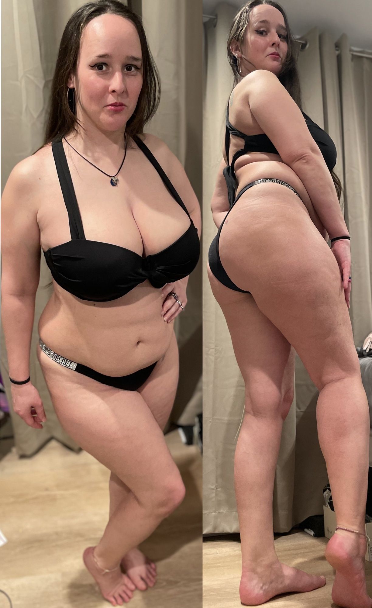 Sexy Wife showing off her bikinis  #3