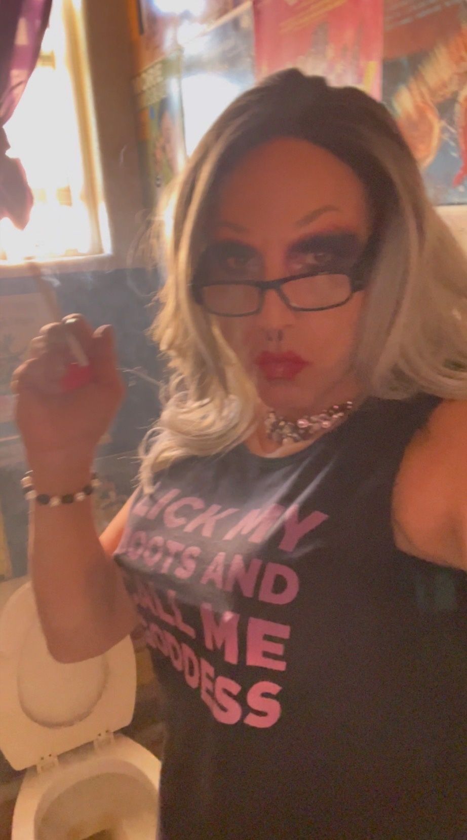 Trans Goddess Smoking Fetish #38