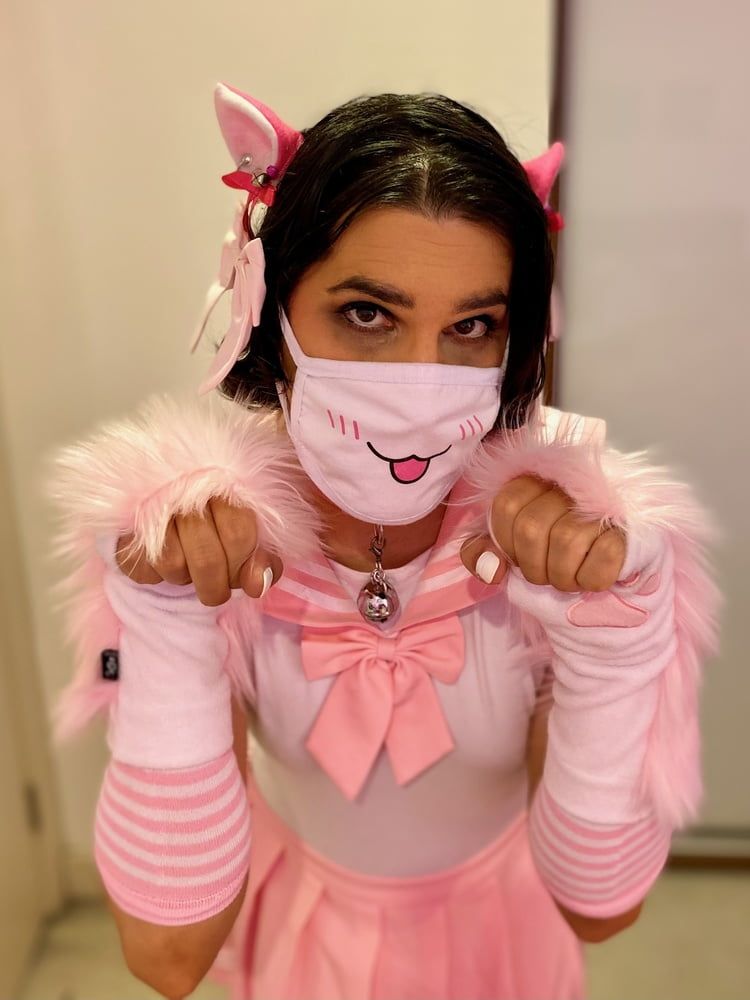 Pink Seifuku Catgirl #3