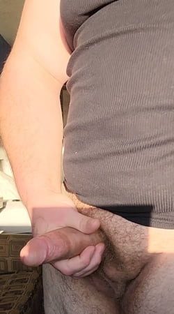 Flashing my cock in the motel window