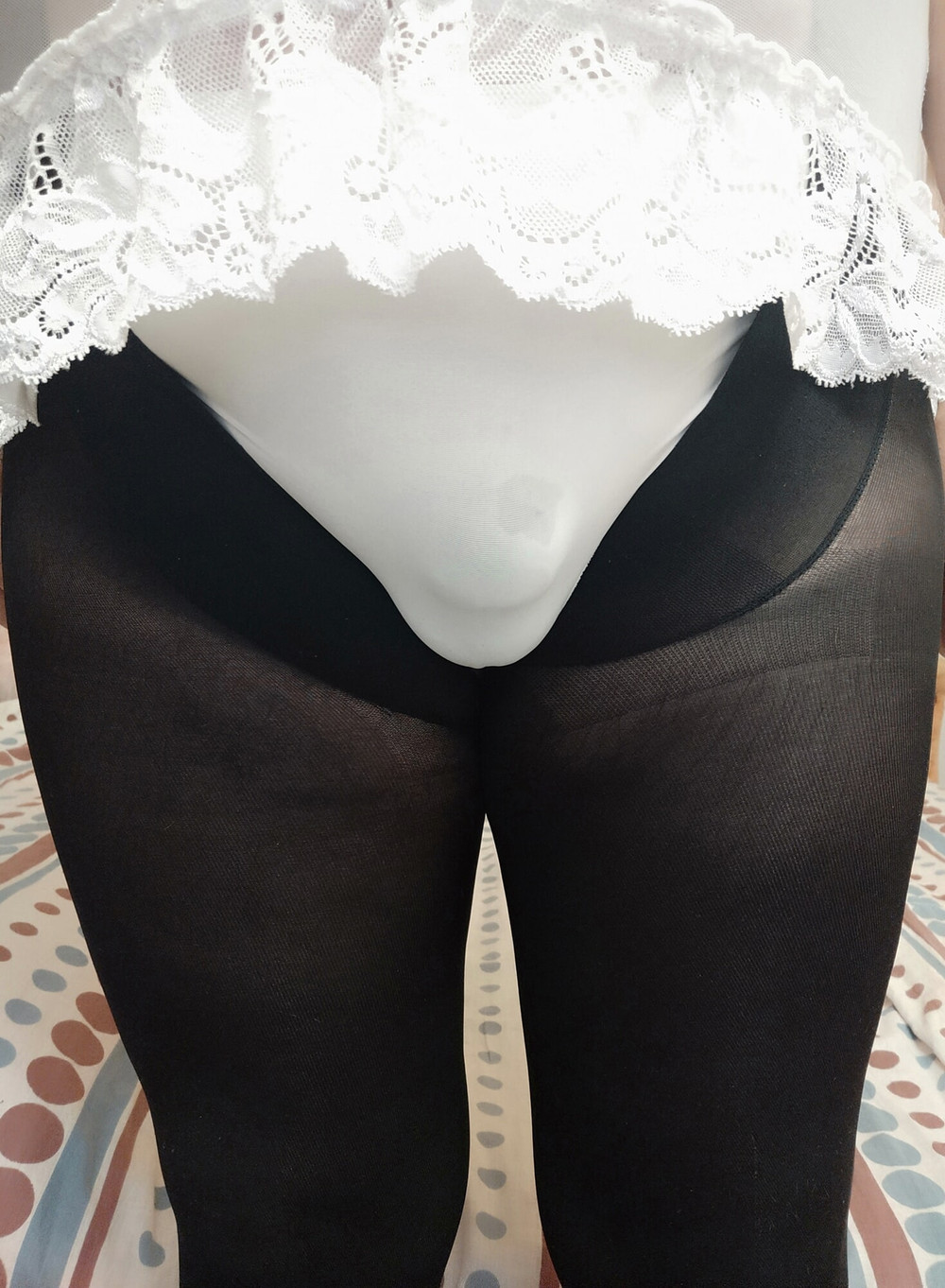 Sissy puts on a strapon and poses with it #26