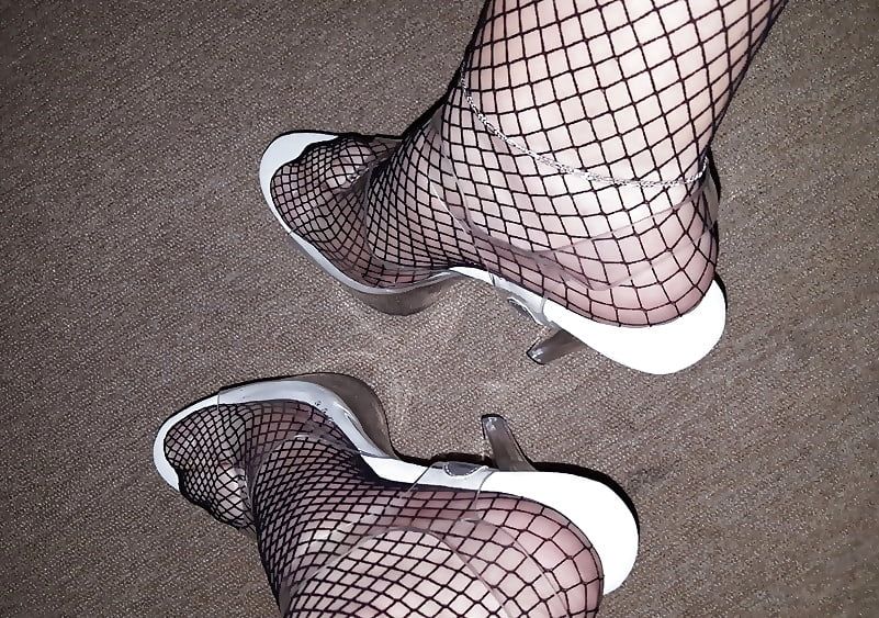 Sexy Heels ++ Fishnet ++ Anklets ++ Feet #13