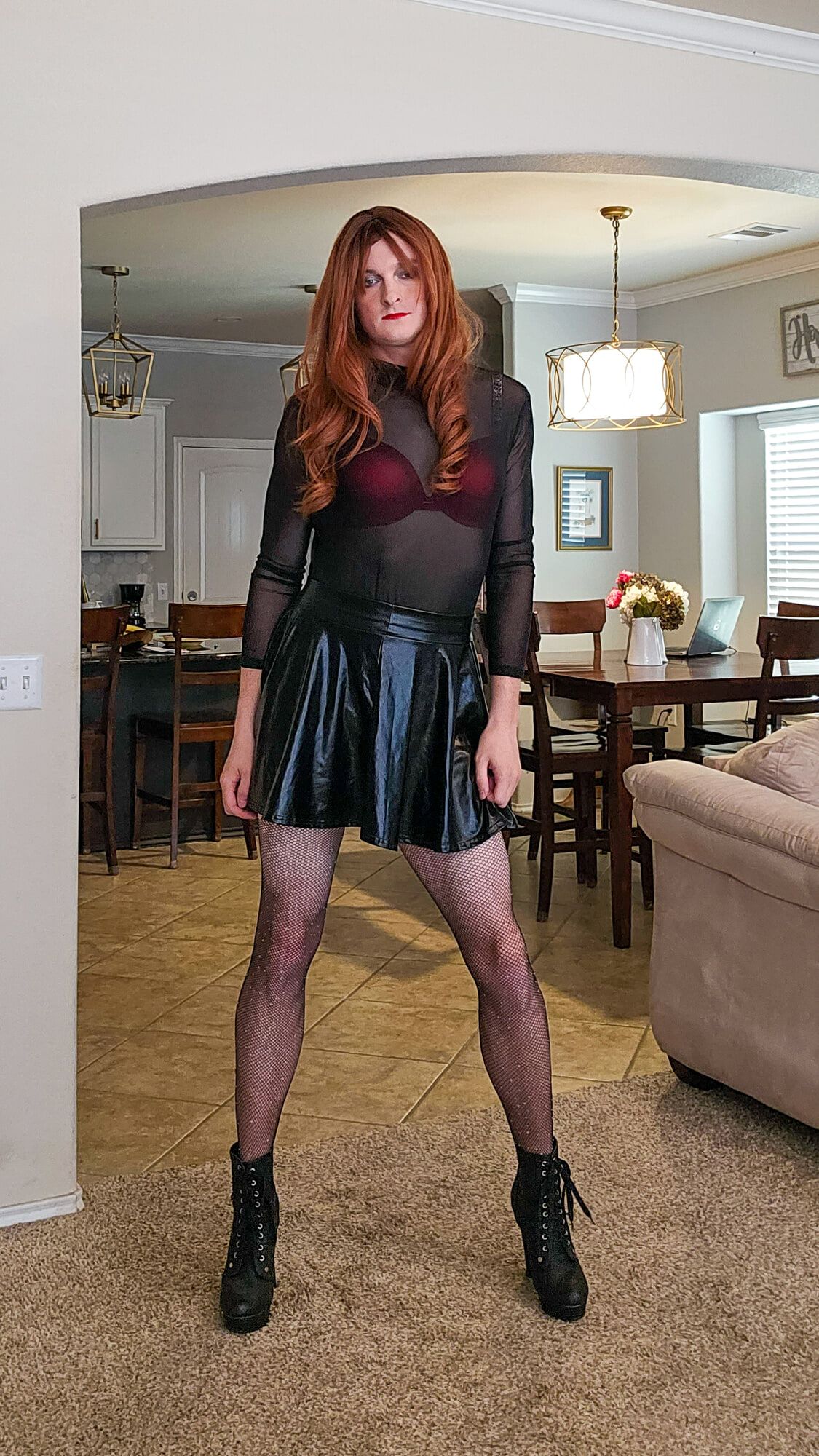 Redhead Sissy Kristina #11