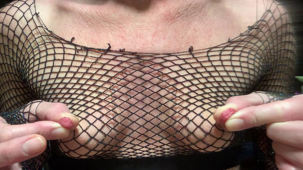 Fishnet tits #3