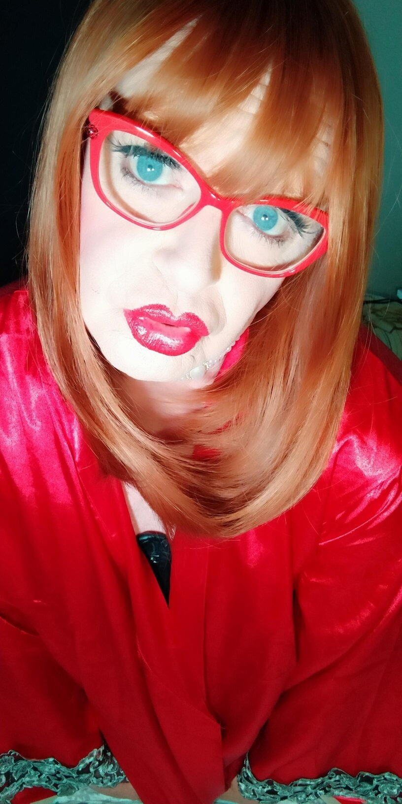 Crossdressing redhead  #22