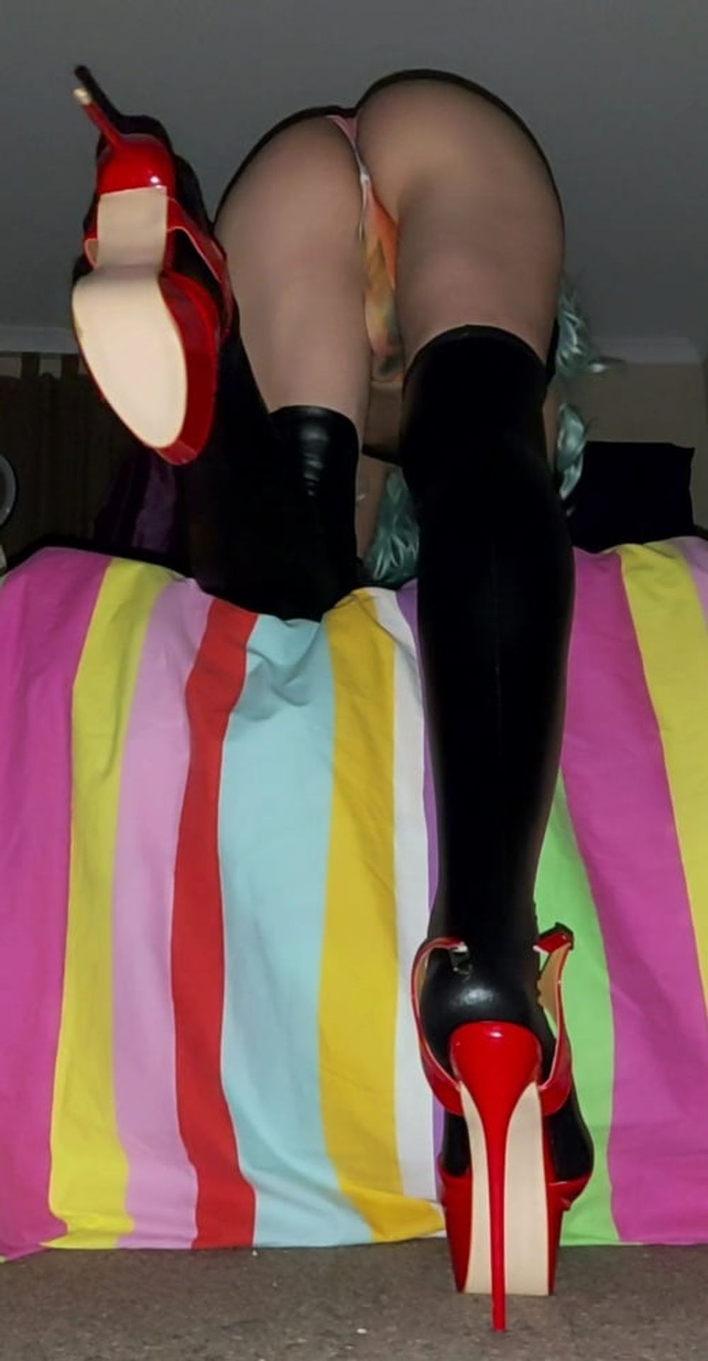 Latex stockings  #8