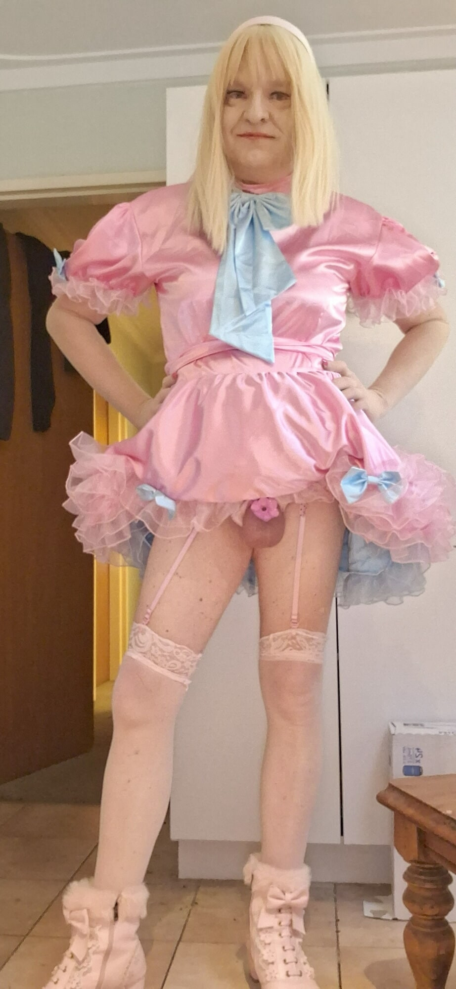 Sissymandy pink sissy dress #44