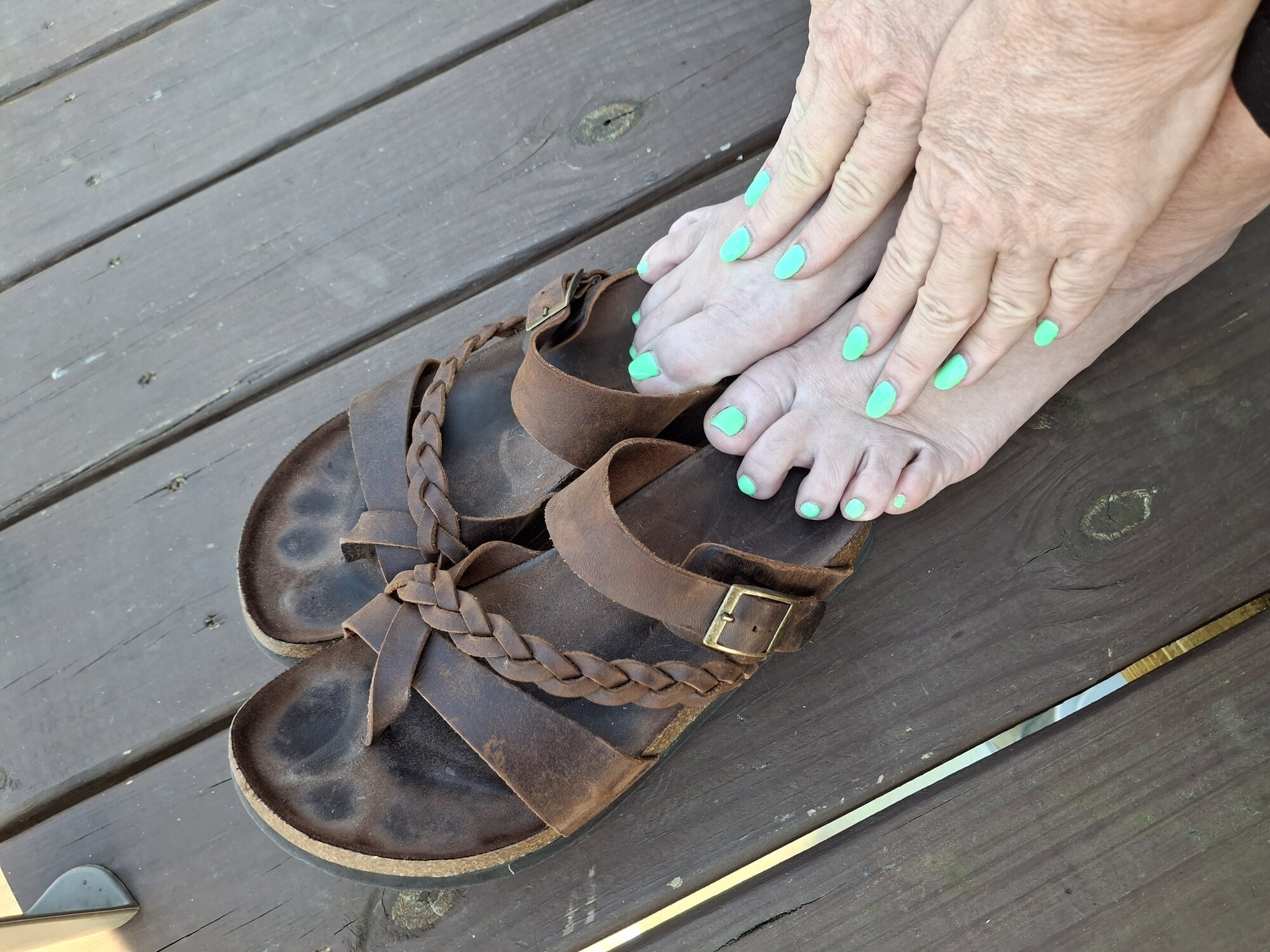 Cute little green toes #12