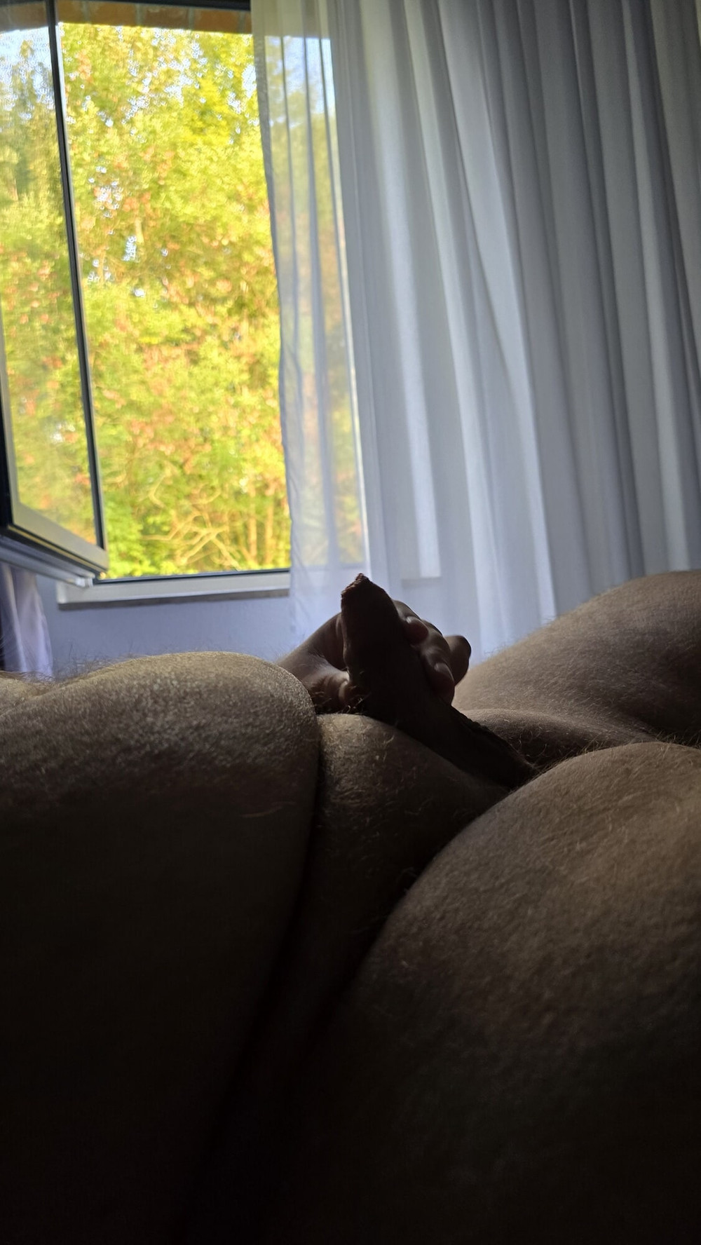 open window next to hiking trail #4