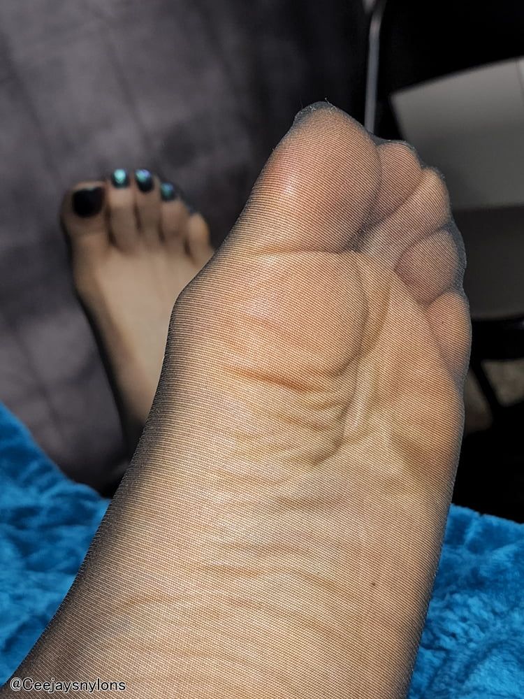 Big Sexy Feet in Black Nylons 1 #27