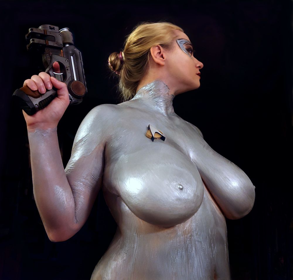 Resistance Is Futile (Star Trek body paint, NN) #3