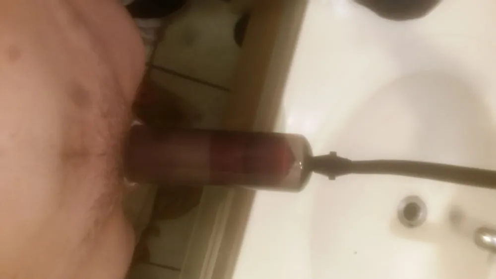 Cock pumping and dick stretching  #5