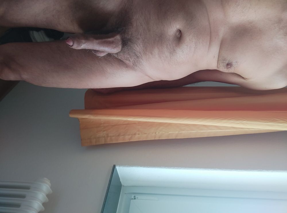 Big aroused cock selfie with shirt #5