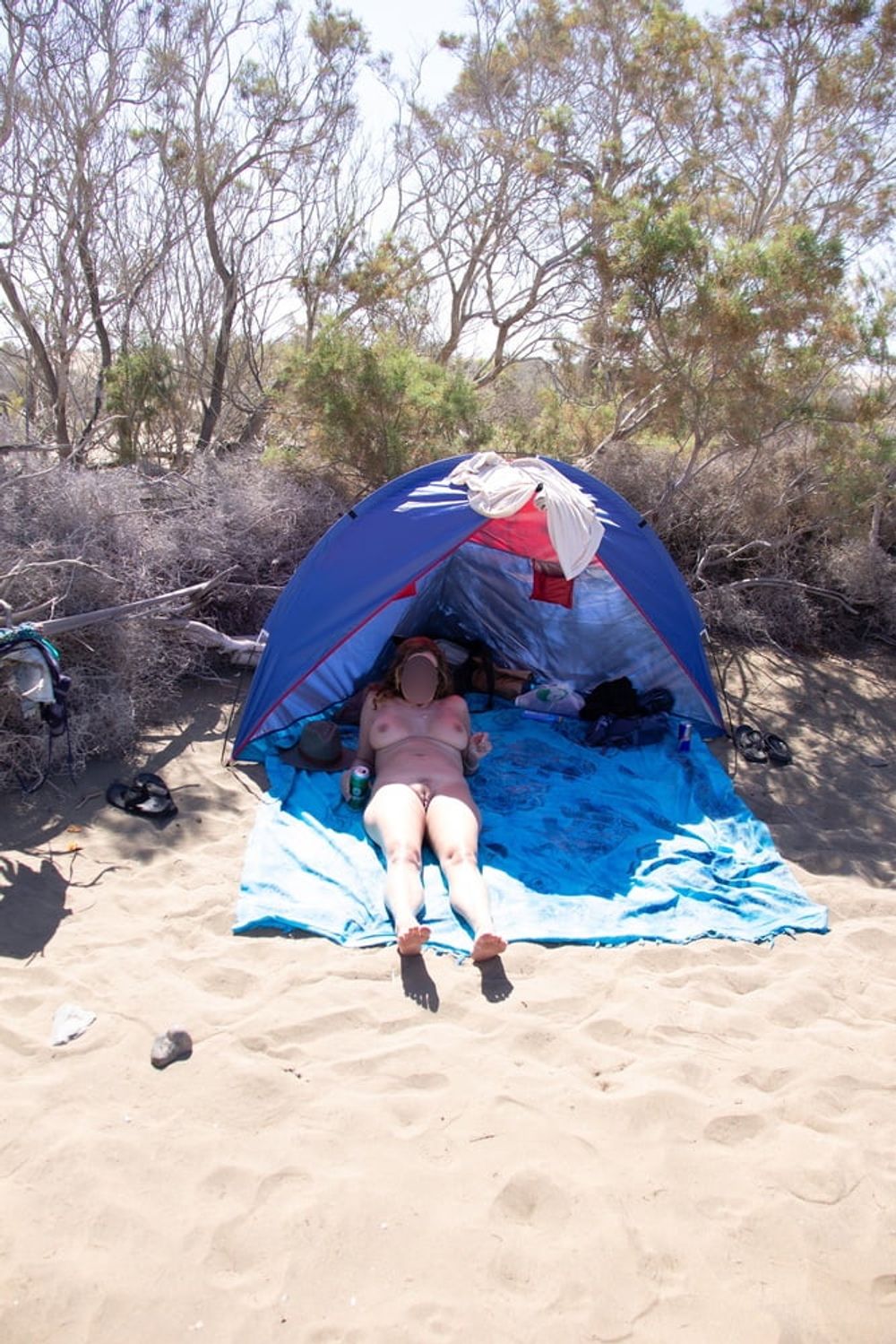 David, Lola &amp; a New Friend - First Time in Maspalomas #17