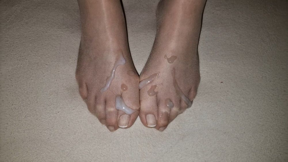 Semen on wife&#039;s feet all the time #46