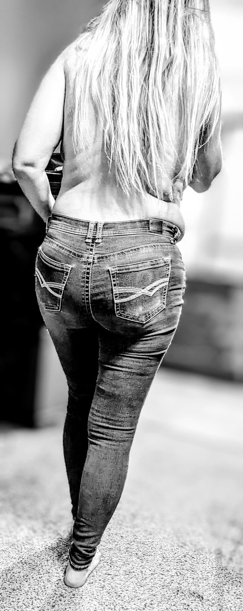 Curvy cutie with a booty and her little dick husband #17