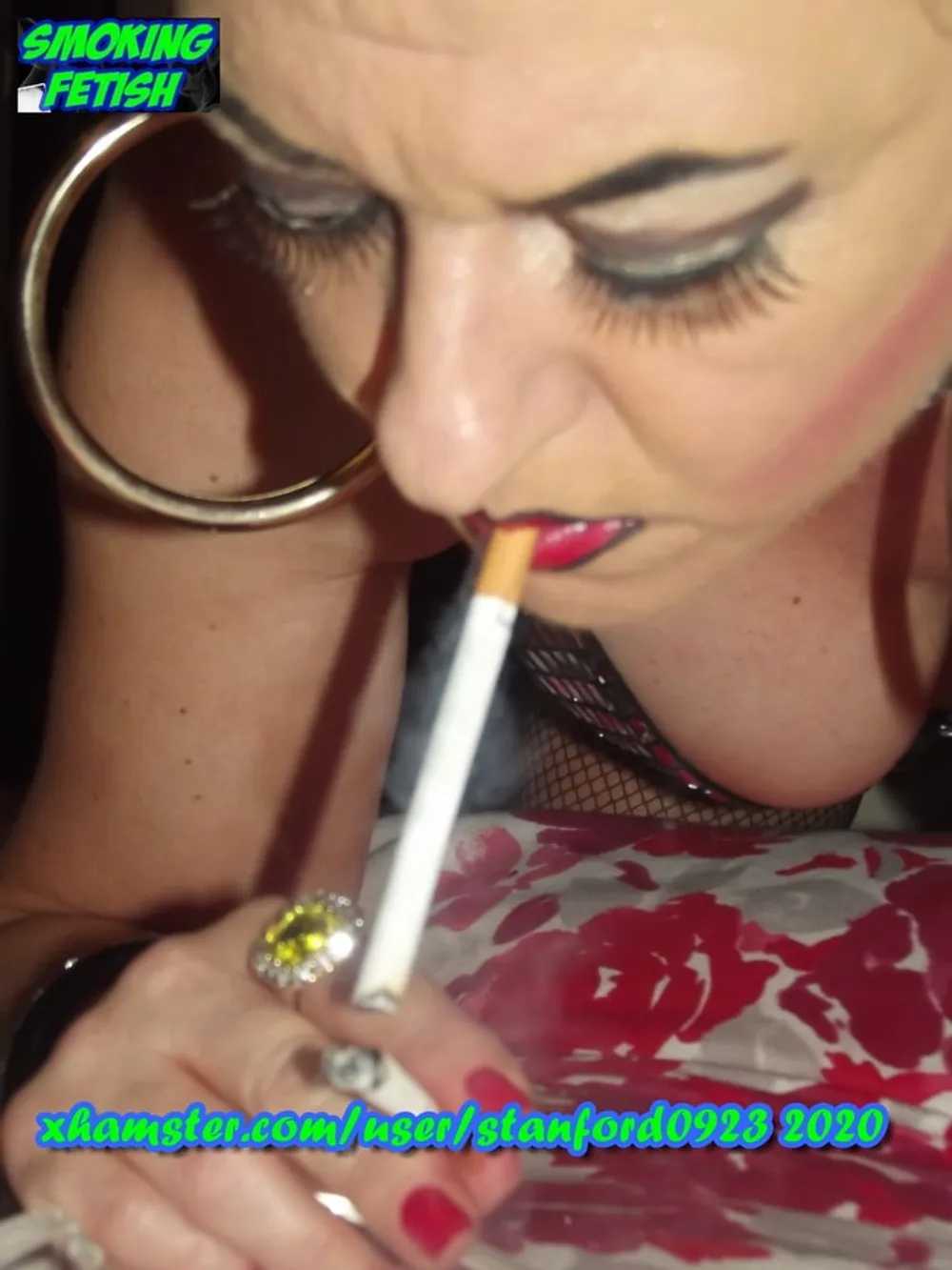 SMOKING FETISH WHORE #4