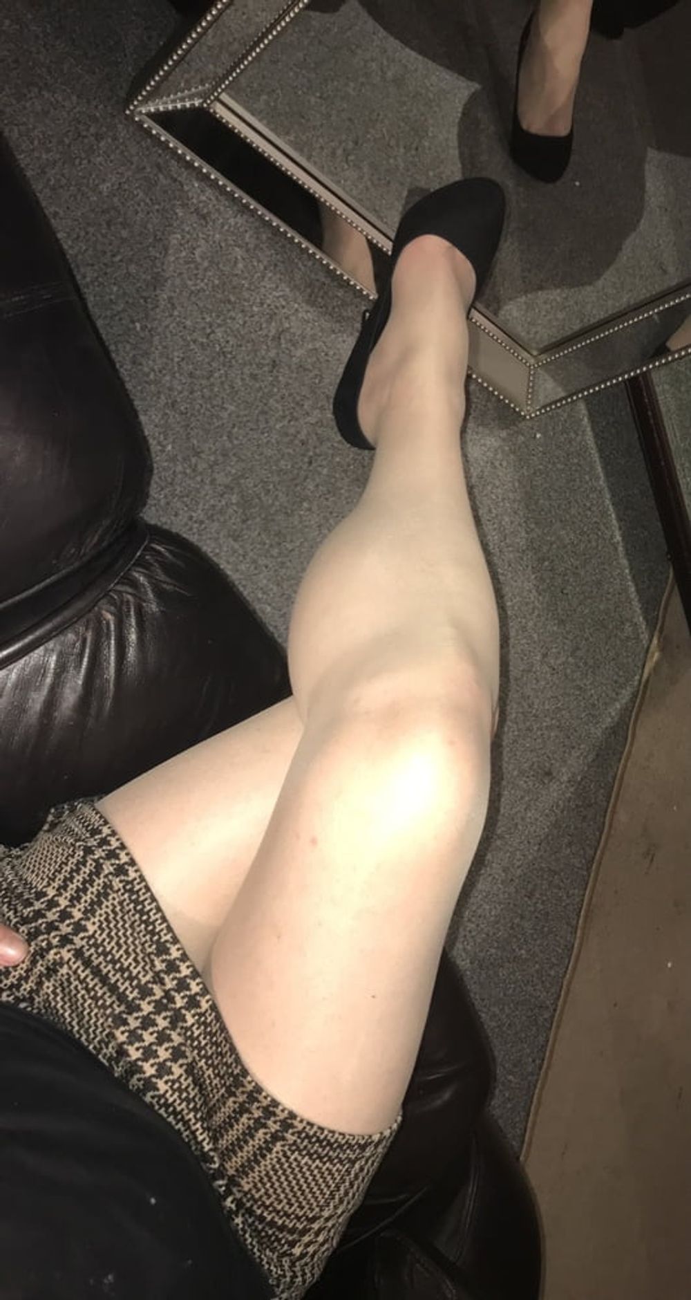 Heels nylons cock #32