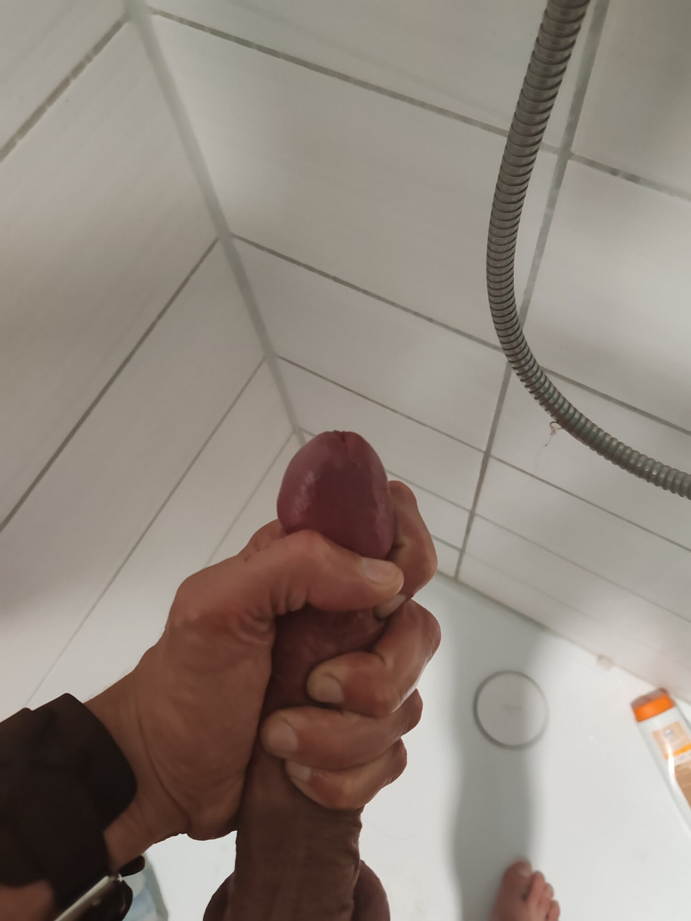 Choking and pumping my Big Dick...  #12