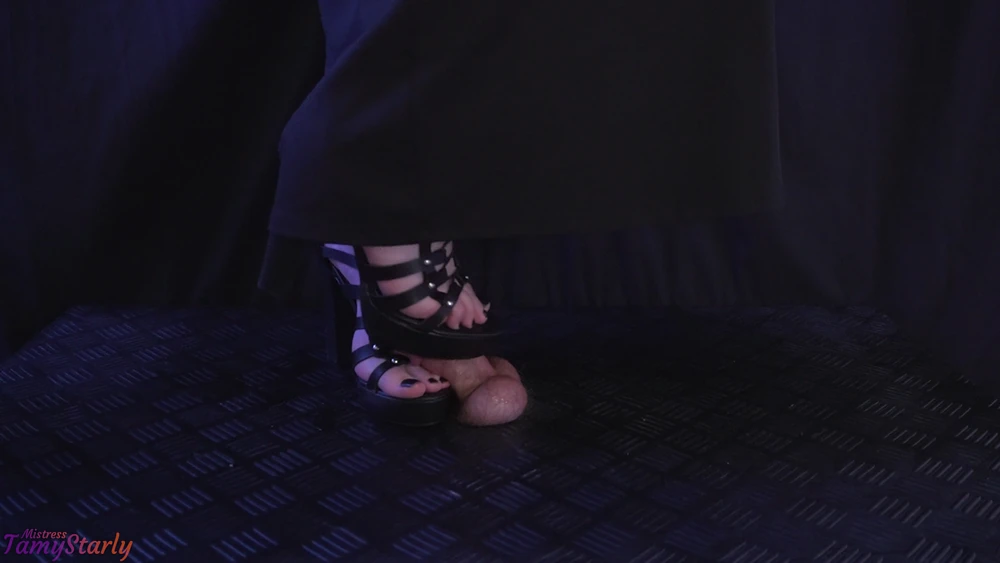 Mistress from Athens Ballbusting in Gladiator High Heels #3