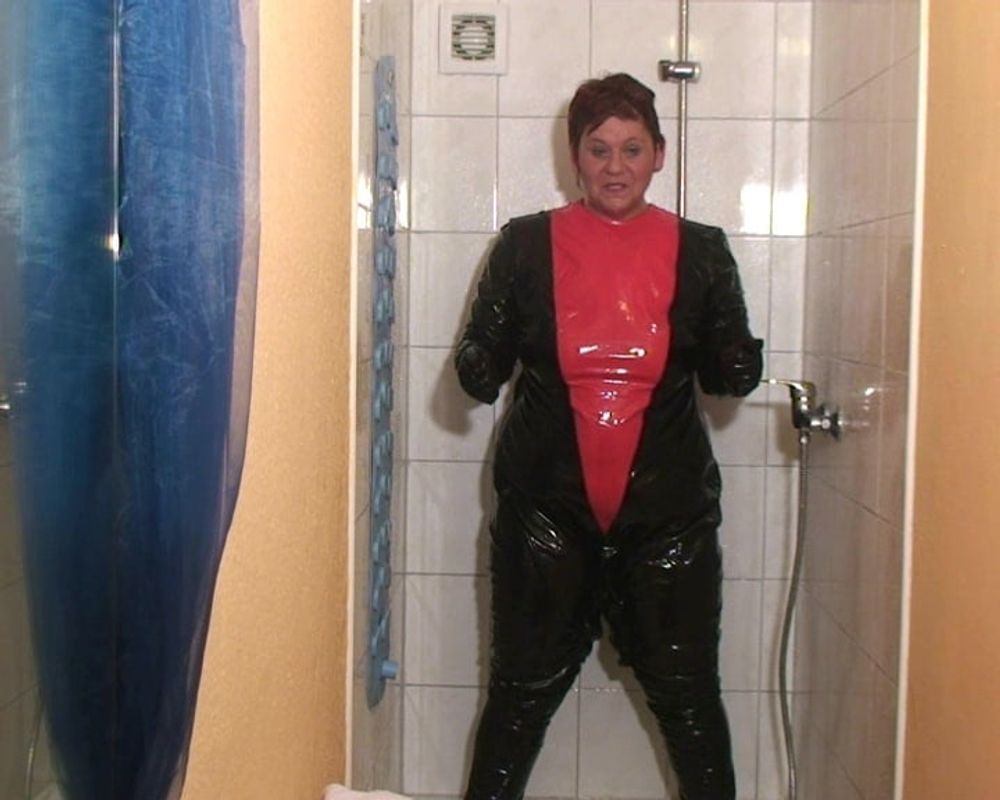 Punishment in the pvc suit #36