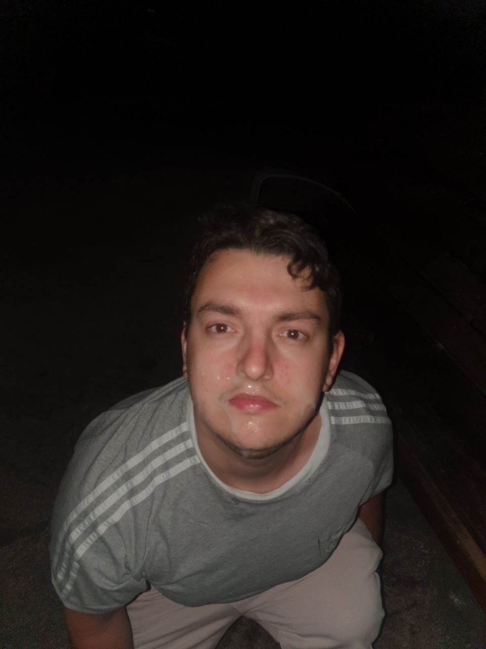 my face covered in cum #4