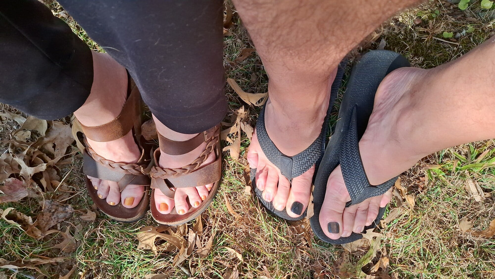 Showing off our painted toes #5