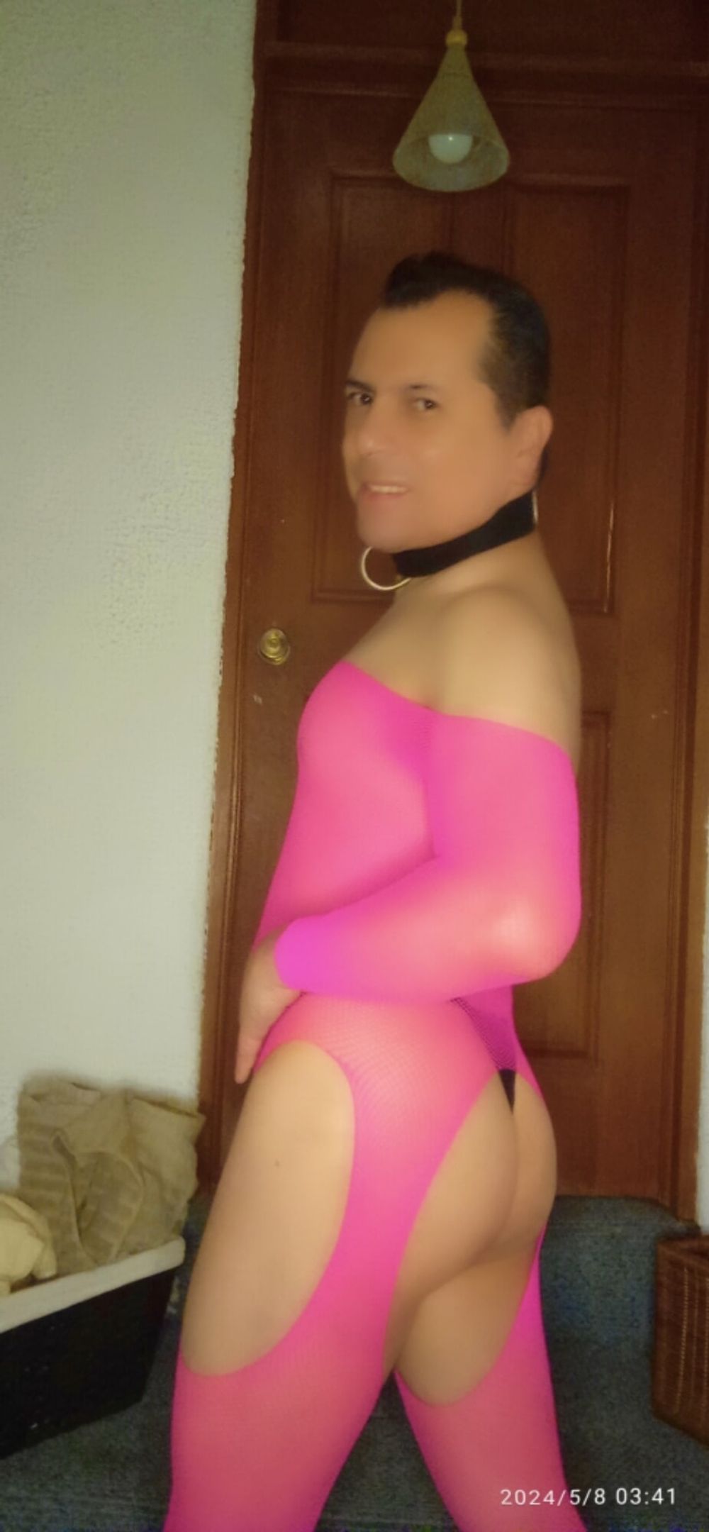 My new pink lingerie  #6