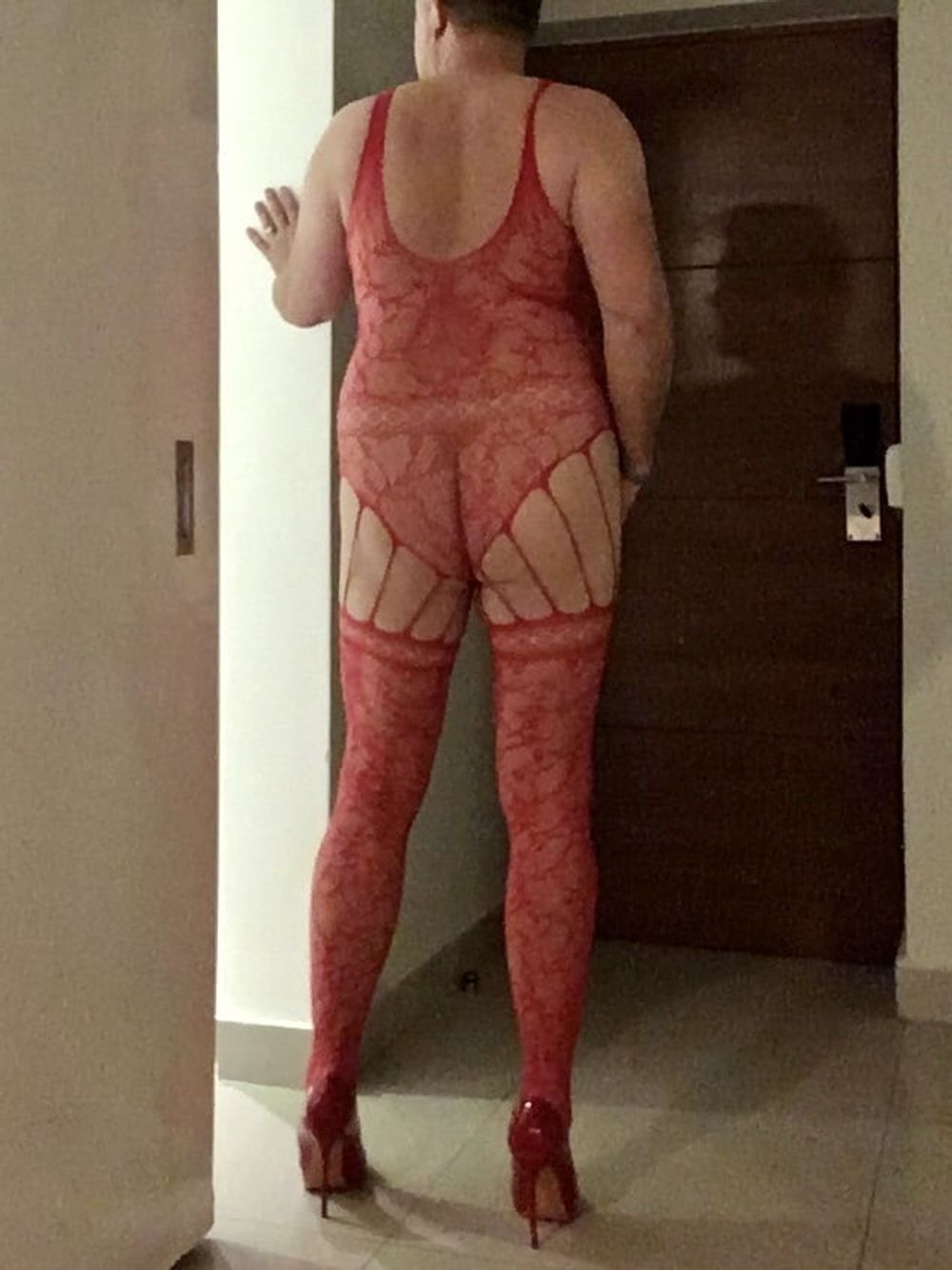 Red Bodystocking  #5