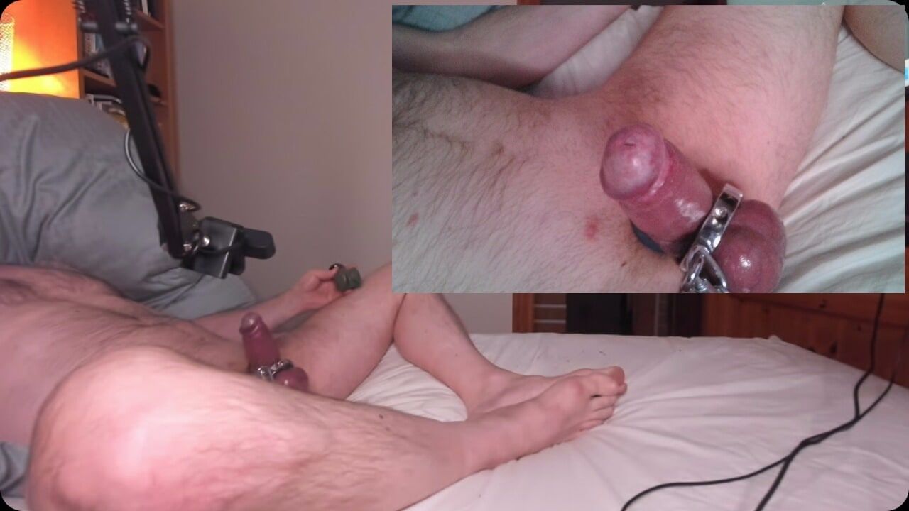More strapped cock and balls #23