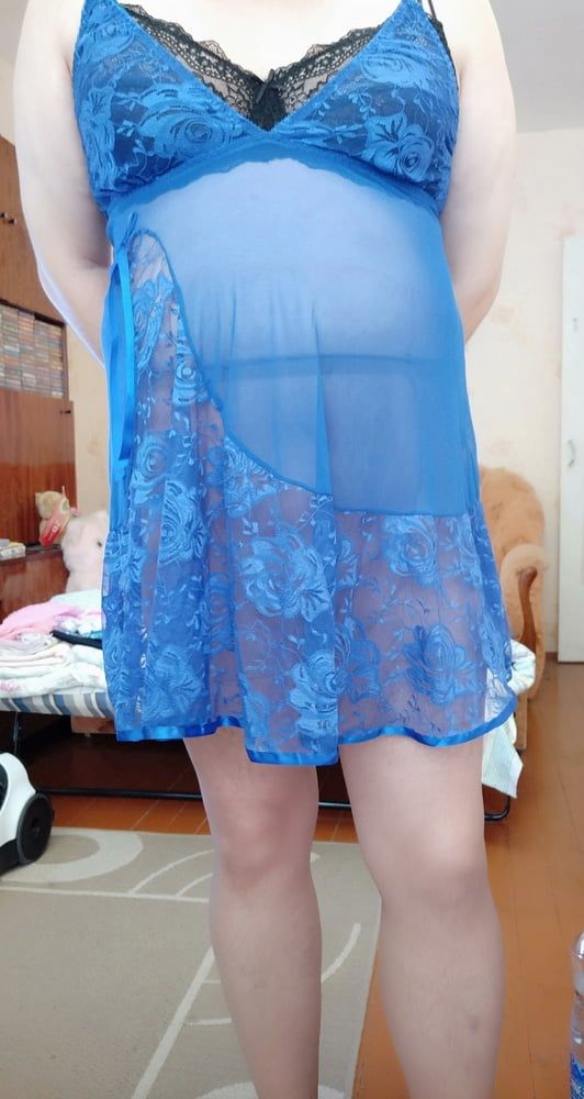 sexy blue underwear #14