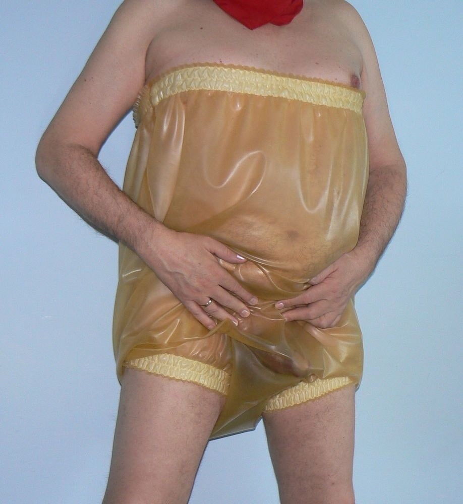 Gummibub in clear Rubber Pants #18