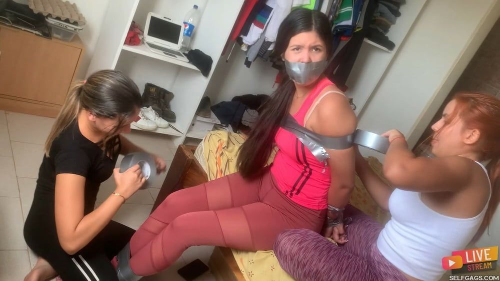 Sexy Live Cam Girls Tied Up And Gagged With Duct Tape #20
