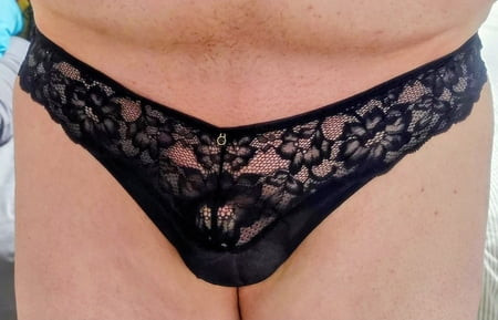 Black thong