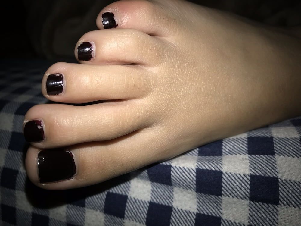 Cum Covered Latina Toes #6