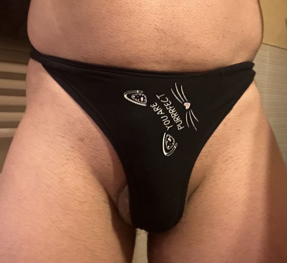 Thong black #2