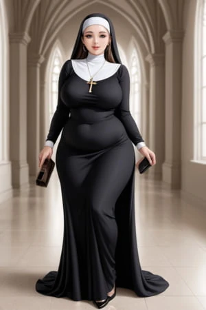 attractive busty nun         