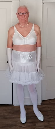 Sissy in white.