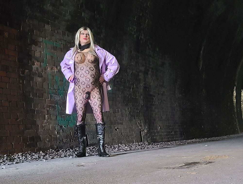 sissy in old tunnel #28