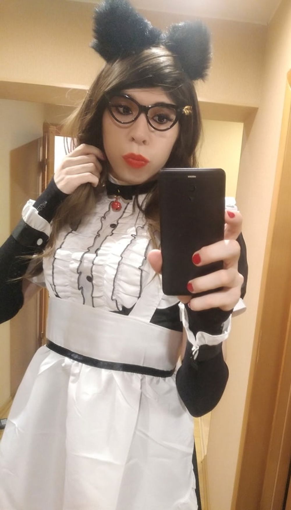 Guzel sissy maid #3