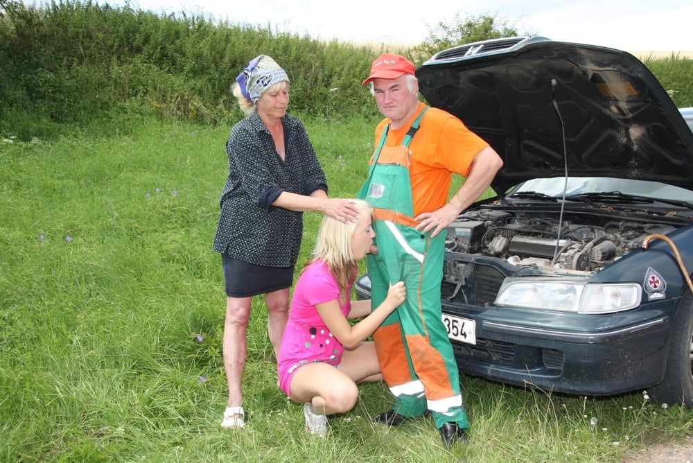 His car breaks down and an elderly man offers to repair it i #9