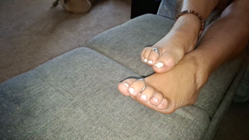 My Girlfriends sexy pedicured feet #18