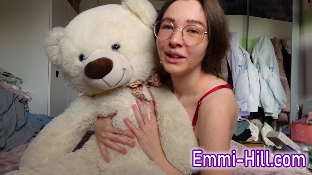 Extremely Skinny Teen Fuck Teddy Bear to Orgasm! #3