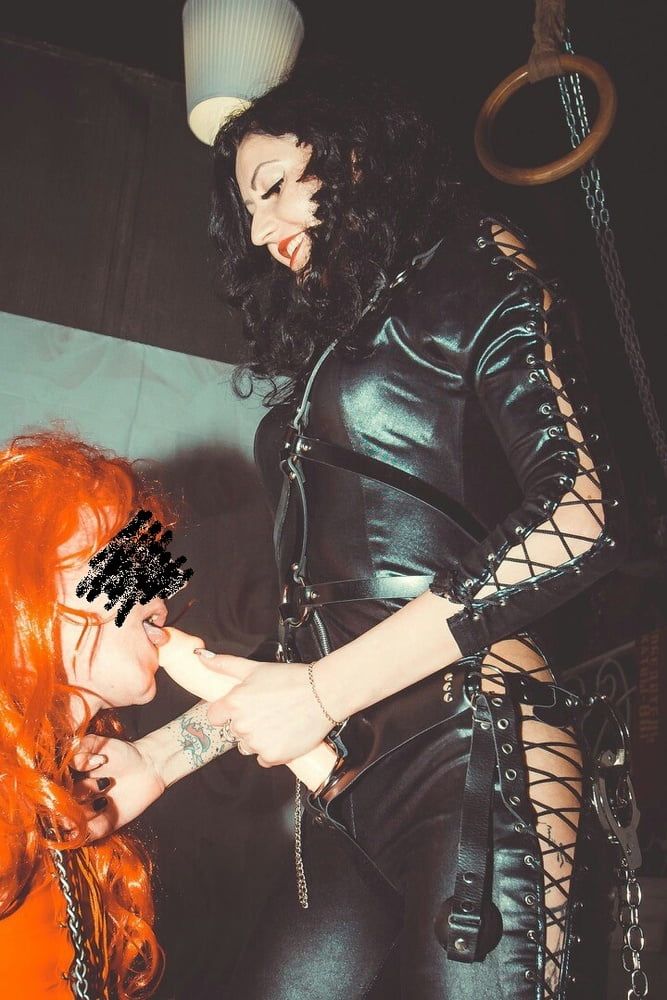 Mistress and her feminized bitch #10