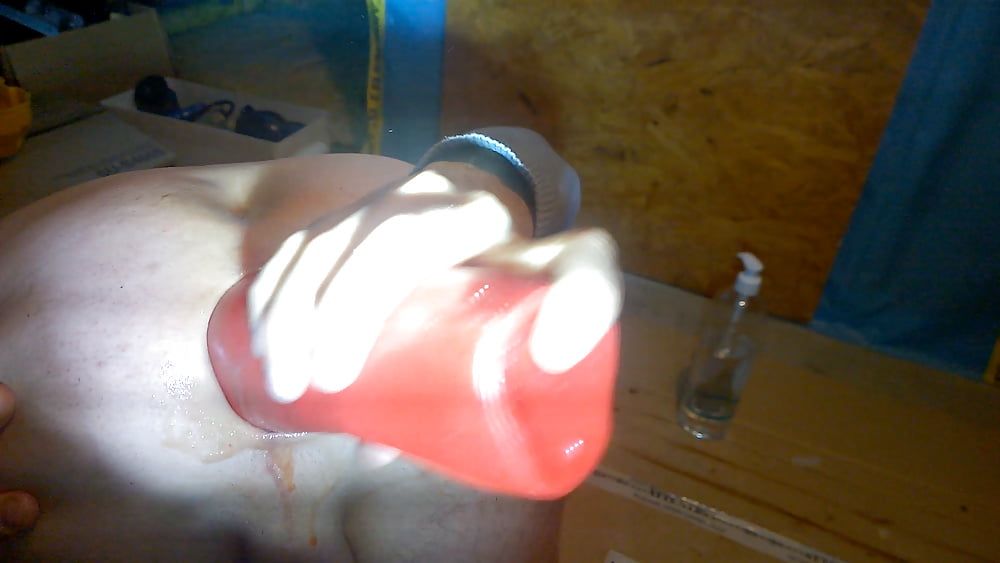 My new red dildo 7,8cm gape! #9